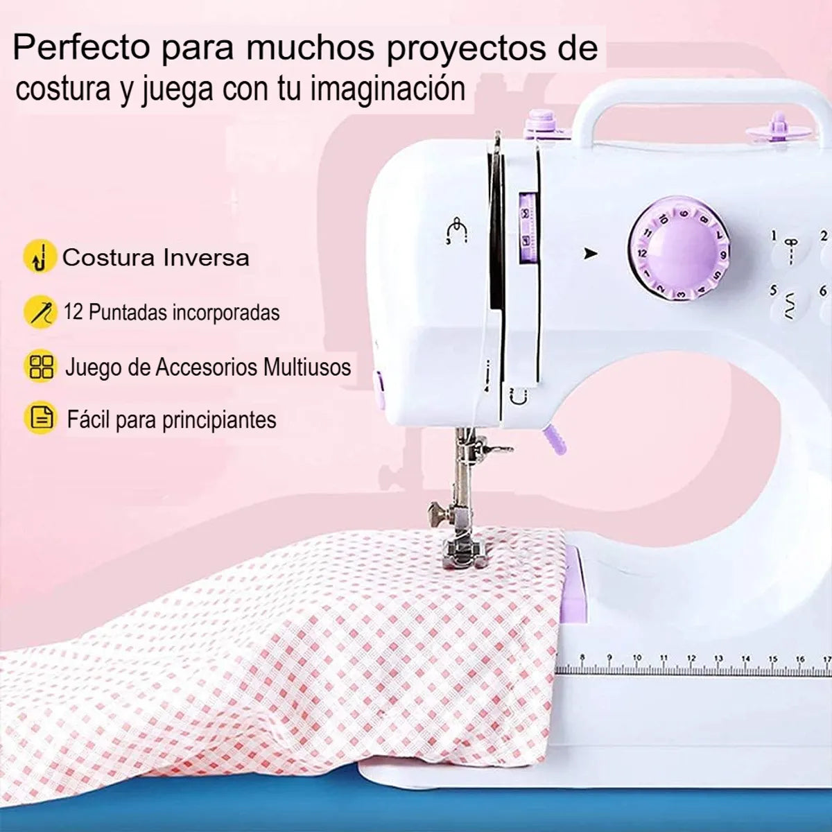 🧵 Máquina de Coser Multifuncional Portátil