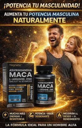 RECUPERA FUERZA Y  VITALIDAD :  MACA  - 60 CAPSULAS