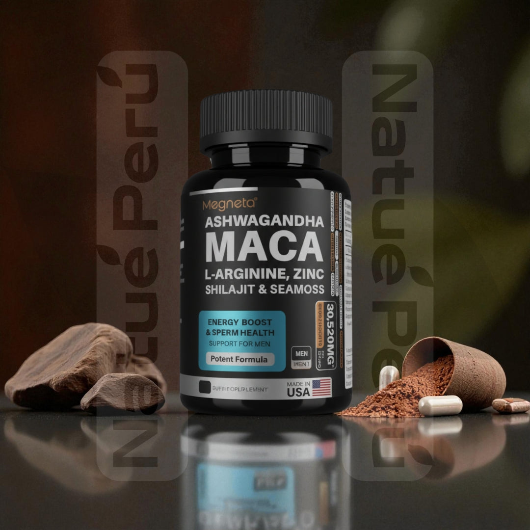 RECUPERA FUERZA Y  VITALIDAD :  MACA  - 60 CAPSULAS