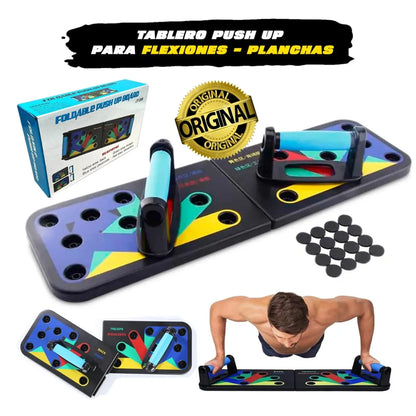 ENTRENA EN CASA - TABLERO DE FLEXIONES PUSH UP BOARD